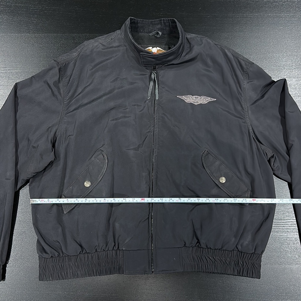 Harley-Davidson Vintage Zip Nylon Windbreaker Jacket - 3XL - Picture 9 of 9
